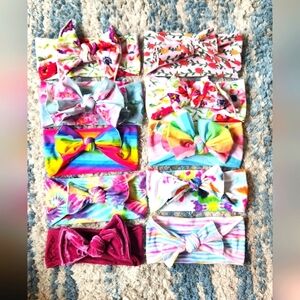 Baby Bling Headbands Colorful Colors || Set of 10 EUC